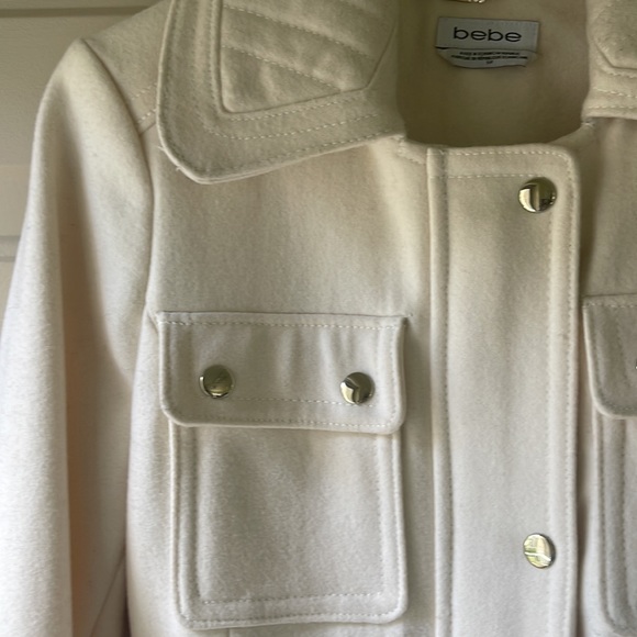 Bebe Wool Belted Jacket - Picture 3 of 8